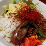 がふうあん - グリーンカレーまぜそば