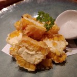 日本酒x酒肴 ささとら - とうもろこしとクリームチーズの天ぷら