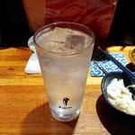 串もん利げん - アサヒの樽ハイがありました。