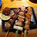 串もん利げん - 砂肝、ネギ間、ボン尻