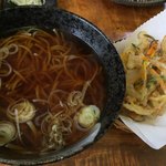 そば処 平石亭 - かき揚げ蕎麦