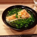 すし処 みや古分店 - 若狭の甘鯛とほうれん草の葛餡