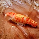 すし処 みや古分店 - 車海老におぼろ