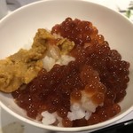 勇ずし - 生いくら&雲丹丼