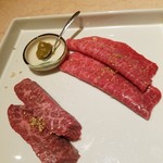 焼肉 銀座コバウ - ハラミ　本日の赤身