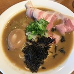 荒町商店中華そば ふじやま - 特製追いサバ節そば980えん