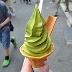 きよみず川かみ - 抹茶ソフト(300円)