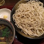 かぐらや - 鴨つけそば880円。蕎麦大盛り無料。