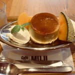 Cafe MUJI - プリンアラモード
