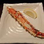 氷雪の門 - たらば蟹の炭焼