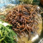 家系ラーメン クックら - きくらげはW増しにしただけあり、もりっもり！