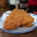 灯 - アジフライ２尾