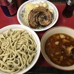 蓮爾 - 小つけ麺850円+巻きちゃあ200円+うずら100円