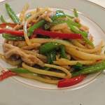 中国料理 上海菜館 - 青椒肉絲