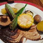 炭火割烹 蔓ききょう - 夏野菜盛合せ