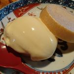 炭火割烹 蔓ききょう - 不老泉酒粕アイス最中