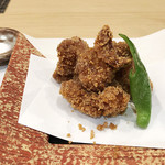 阿波座 なが友 - 地鶏おかき揚げ(18.8月下旬)
