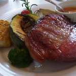 Chez Lenon - 塩美豚の厚切りステーキ