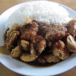 ハンター - カツライス大盛り！このカツの数にびっくり