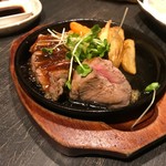 Maru No Ya - 牛モモ肉のあぶりステーキ（850円）_2018年9月