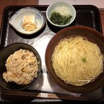 澄まし処 お料理 ふくぼく - 「ランチＡセット 澄まし麺」1000円