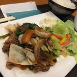 みぃ珈琲 - H.30.8.27.昼 焼肉定食 750円税込