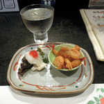 駄愚栖 - 八海山醸造500円とお通し