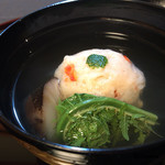 御料理 寺沢 - 海老真薯の椀物