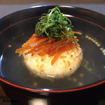 御料理 寺沢 - 焼おにぎりに唐墨の出汁茶漬