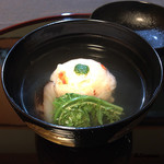 御料理 寺沢 - 海老真薯の椀物