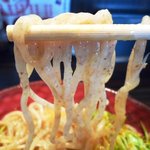 麺厨房 華燕 - 麺アップ