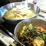 炭火あぶり家 - 冷麺定食（７８０円）　特性冷麺とミニピビンバの組み合わせ。♪両方大好き。＾＾