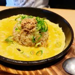 丸源ラーメン - 鉄板玉子チャーハン280円(税別)