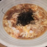 花粉 - 湯葉卵とじうどん   980円  ※京丹波黒豆うどん