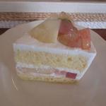 プレリュード - 桃のショートケーキ
