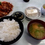 みやもと食堂 - 焼肉定食(ご飯大盛)