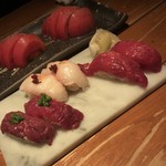 Barunikuzushi - 桜のお肉寿司