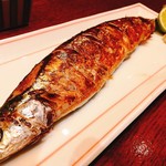 秋刀魚の塩焼き@1200円