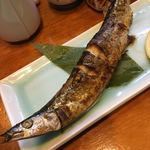 活魚料理ととや - 秋刀魚の塩焼き