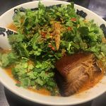 カラシビ味噌らー麺 鬼金棒 - パクチーカラシビ味噌らー麺 カラシビ増し増し