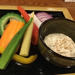 天幸 - 野菜と豆腐のディップ