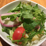 カスターニエ　軽井沢ローストチキン - ランチセットのサラダ。