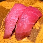 魚さばき回転寿司 大まる - ばちとろ￥150　2018.7.14