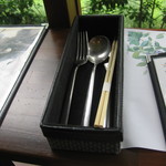 BISTY - カトラリー類、料理ごとに追加されます、箸もあり