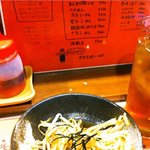 ラーメンBAR やきそばー HIT - もやしでウーハイ４００円