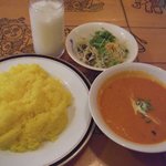 Suruyamuki - 豆ｶﾚｰｾｯﾄ（飲物付　\700)