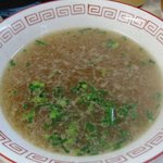 お食事処　もり - 鳥スープ　120円