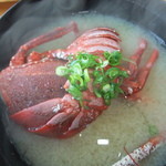 真鶴 魚座 - 伊勢海老のお味噌汁