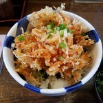 鐘庵 - 「名物 かきあげ丼 (750円)」