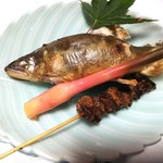 湯涌温泉 湯の出旅館 - アユの塩焼き